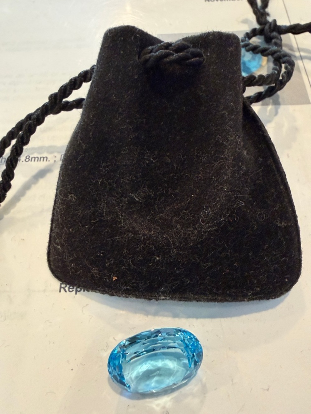 Blue Topaz gem